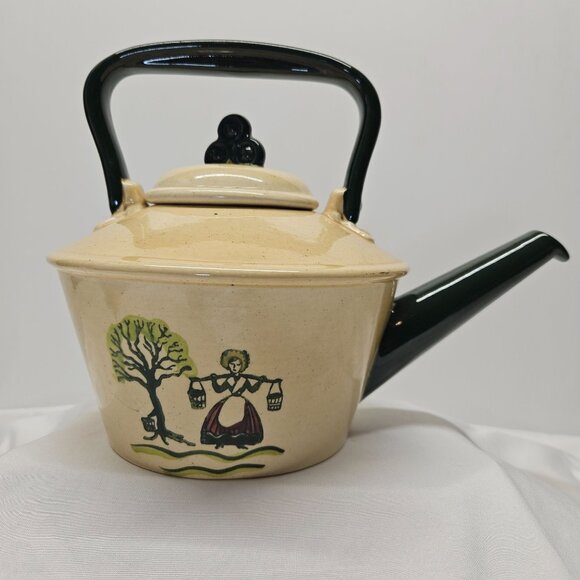 Vintage Metlox Poppytrail Homestead Provincial Teapot With Lid - Picture 2 of 7